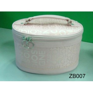 Oval Fabric Cosmetic Box