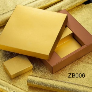 Matt Golden Paper Cosmetic Box