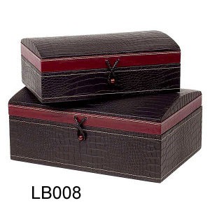 Leather Treasure Boxes