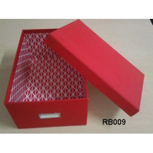 Red CD Fabric Storage Box