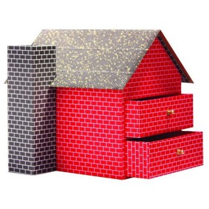 House-shaped Craft Storage Boxes