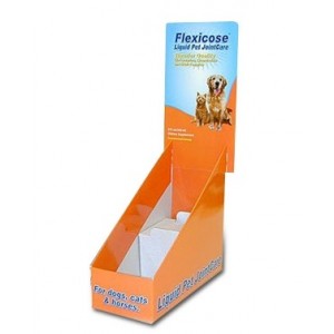 corrugated paper display stand