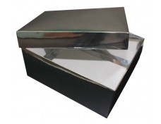 Silver Card collapsible box 