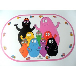 Catoon Oval Table Mats for Kids