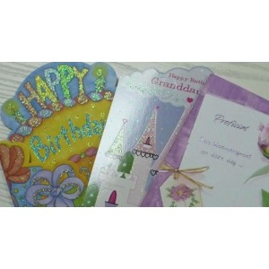 Birthday Greeting Paper Cards 