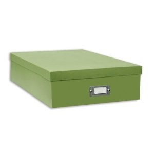 Green Office Supplies Storage Box