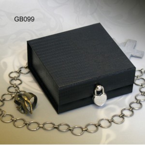 Luxury Texture Leather Box With Lock